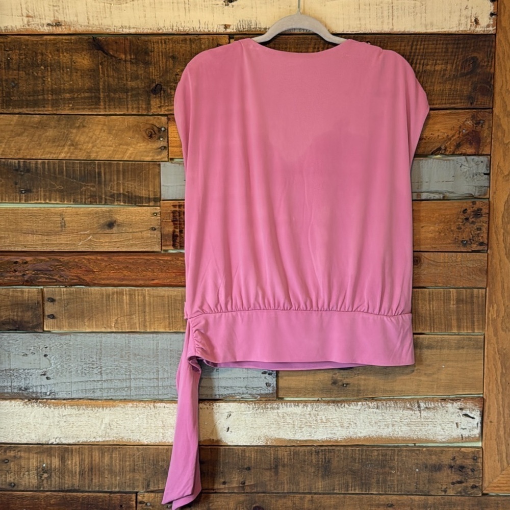 NWT I.N.C. International Concepts Surplice Top - Picture 3 of 4